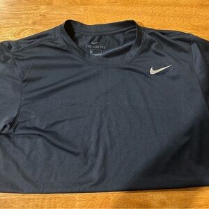Nike Dark Gray Tee with Silver Swoosh